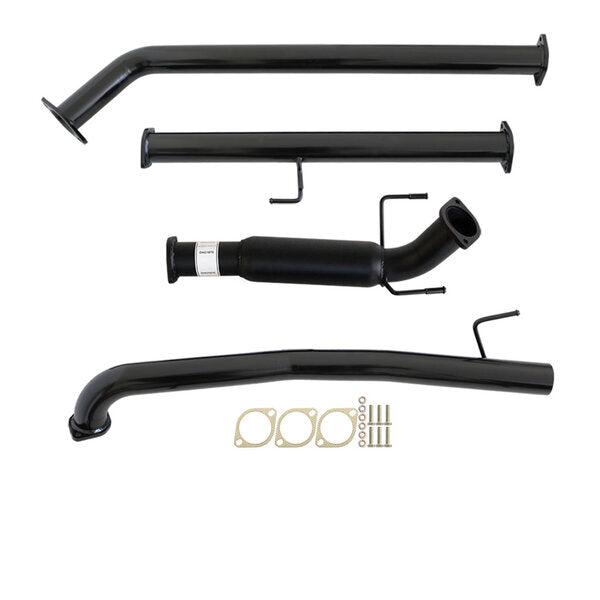 Fits Toyota HILUX GUN126/136R 2.8L 1GD-FTV 2015>3"  #DPF# BACK CARBON OFFROAD EXHAUST WITH HOTDOG ONLY