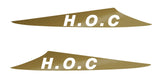 HOC Bonnet Scoop Stickers (3 FIN SCOOPS ONLY) | Hilux Owners Club - 4X4OC™