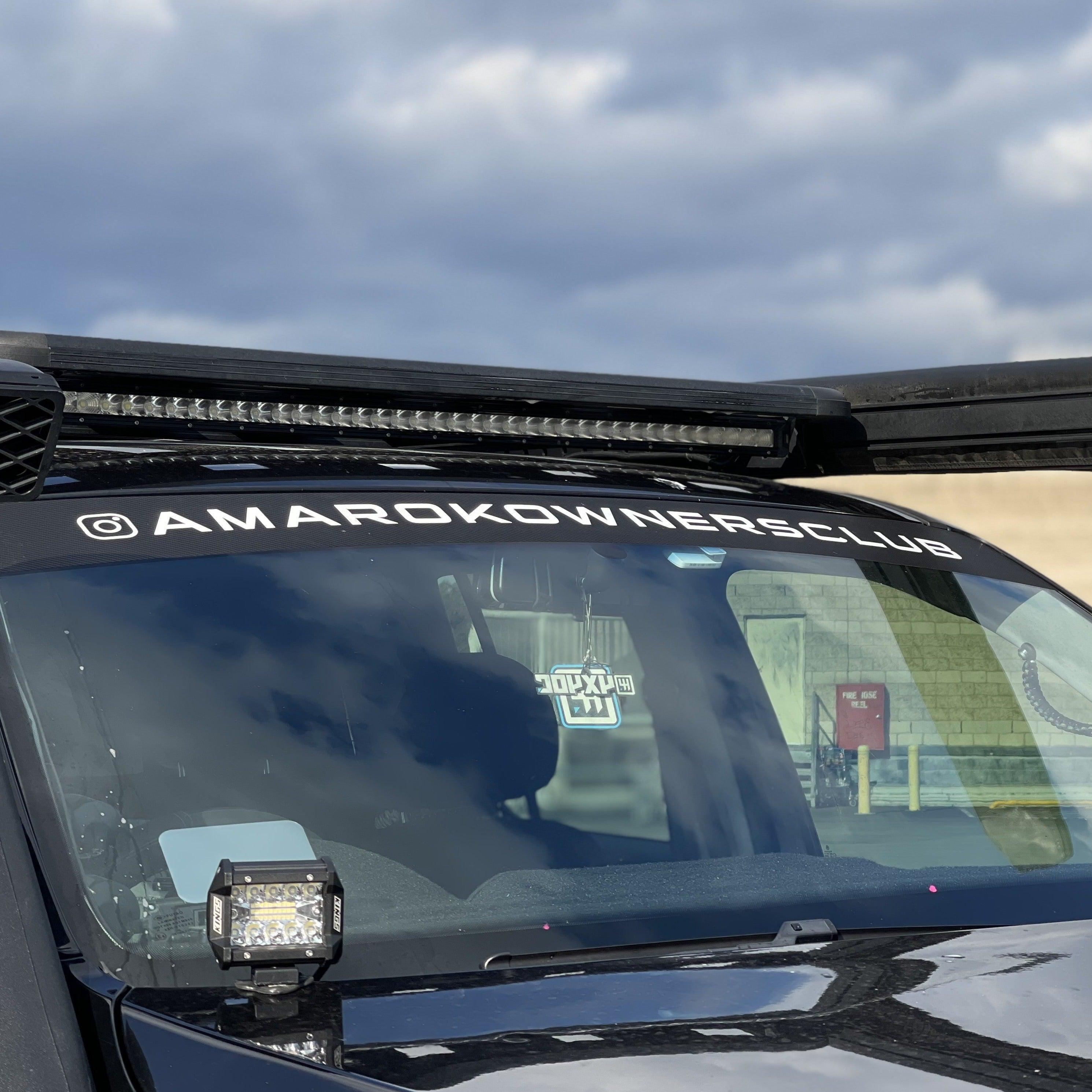 AOC Windscreen Banner | Amarok Owners Club - 4X4OC™
