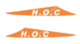 HOC Bonnet Scoop Stickers (3 FIN SCOOPS ONLY) | Hilux Owners Club - 4X4OC™