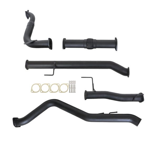 ISUZU D-MAX TF 3.0L 4JJ1-TCX 6/2010 - 9/2016 3" TURBO BACK CARBON OFFROAD EXHAUST WITH PIPE ONLY - Carbon Offroad