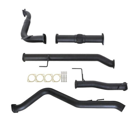 ISUZU D-MAX TF 3.0L 4JJ1-TCX 6/2010 - 9/2016 3" TURBO BACK CARBON OFFROAD EXHAUST WITH PIPE ONLY - IZ251-PO 4