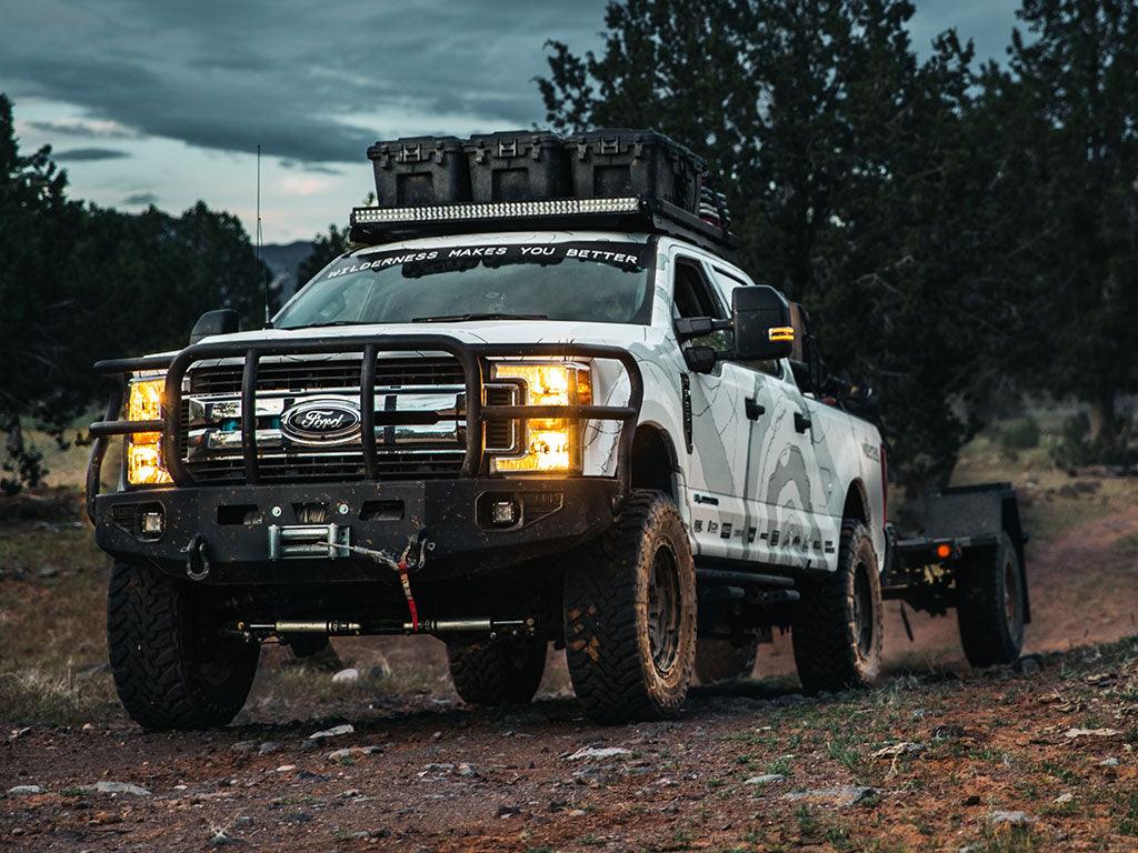 Ford Super Duty F250-F350 (1999-Current) Slimline II Roof Rack Kit / Low Profile - by Front Runner - 4X4OC™