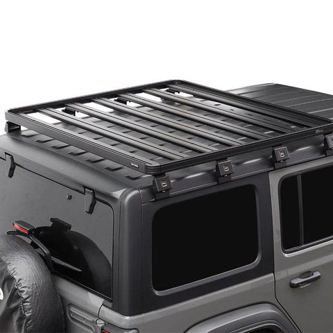 Jeep Wrangler JL 4 Door (2018-Current) Slimline II 1/2 Roof Rack Kit - by Front Runner - 4X4OC™