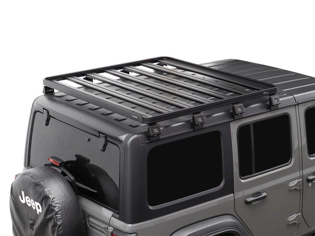 Jeep Wrangler JL 4 Door (2018-Current) Slimline II 1/2 Roof Rack Kit - by Front Runner - 4X4OC™