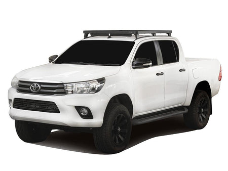 Toyota Hilux Revo DC (2016-Current) Track AND Feet Slimline II Roof Rack Kit - By Front Runner - 4X4OC™