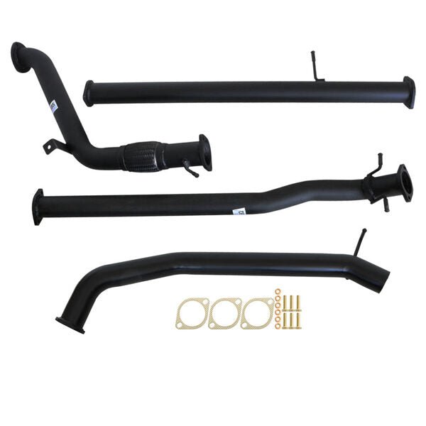 MAZDA BT-50 UP, UR 3.2L 2011 - 9/2016 3" TURBO BACK CARBON OFFROAD EXHAUST WITH PIPE ONLY - MZ248-PO 4