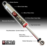 MT 2.0 Nissan Navara NP300 D23 Strut Shock Kit 2-3 Inch-Coil Rear - MT20-NIS-NP300-D23 17