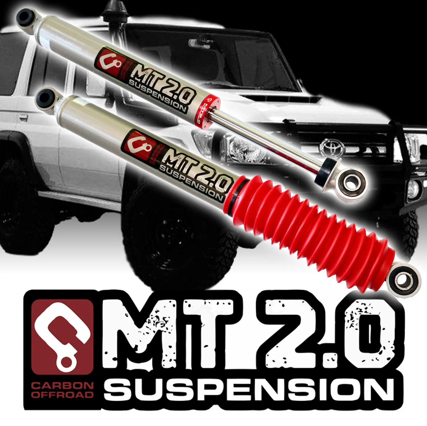 MT2.0 Fits Toyota LC 78 79 Series Shock Kit 2-3 Inch - MT20-TOYOTA-78-79 14
