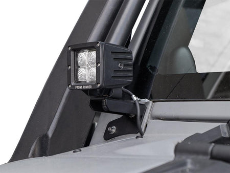 Jeep Wrangler JK/JKU Windshield Spot Light Brackets - by Front Runner - 4X4OC™