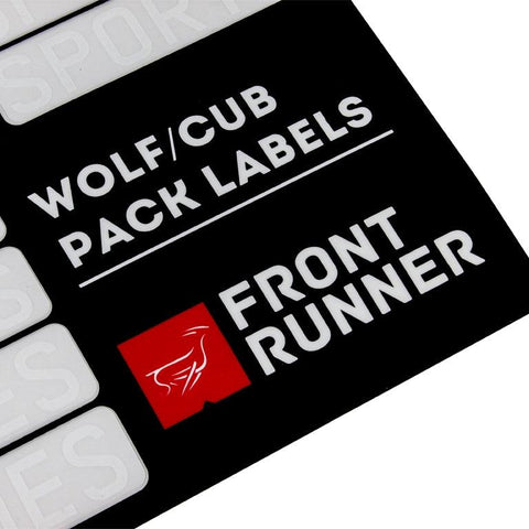 Wolf/Cub Pack Campsite Organizing Labels - by Front Runner - 4X4OC™