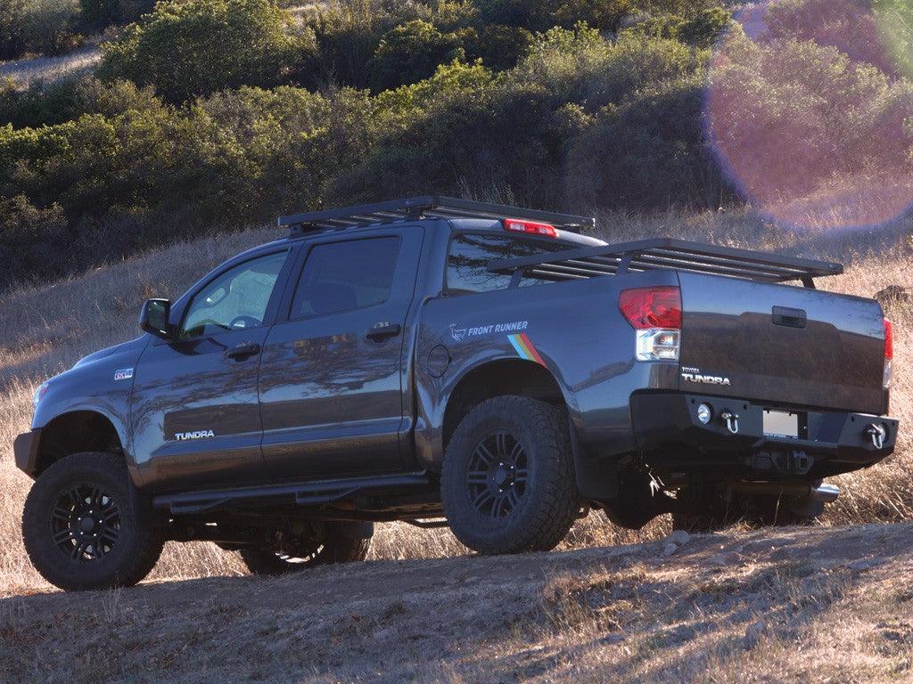 Toyota Tundra Crew Max Ute (2007-Current) Slimline II Load Bed Rack Kit - by Front Runner - 4X4OC™
