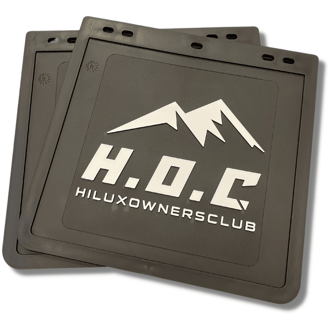 HOC Mud Flaps V2 (pair) | Hilux Owners Club - 4X4OC™